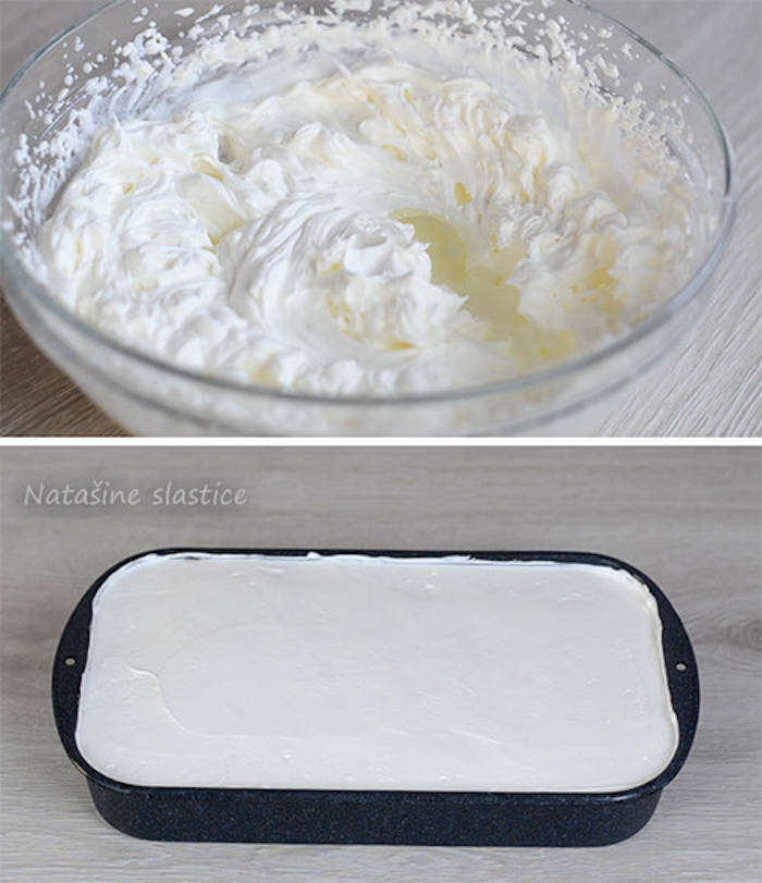 Prajitura cu ciocolata si frisca preparare