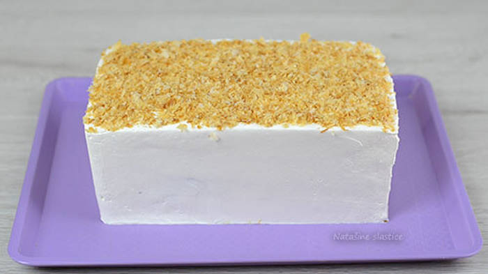 Prăjitură cu foietaj și zmeură mod preparare