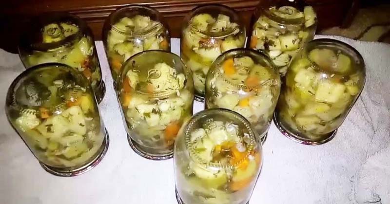 Dovlecei cubulețe marinați