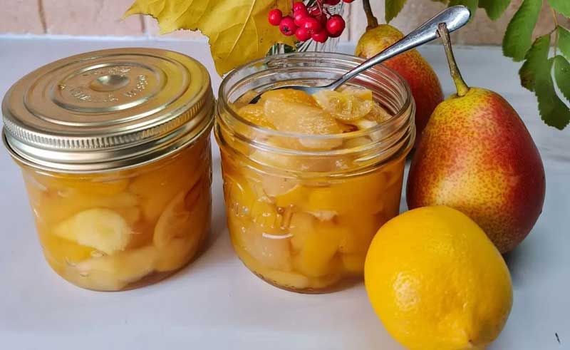 Dulceață de pere cu lămâie: o fac de 5 ani încoace pentru ca este deosebită!