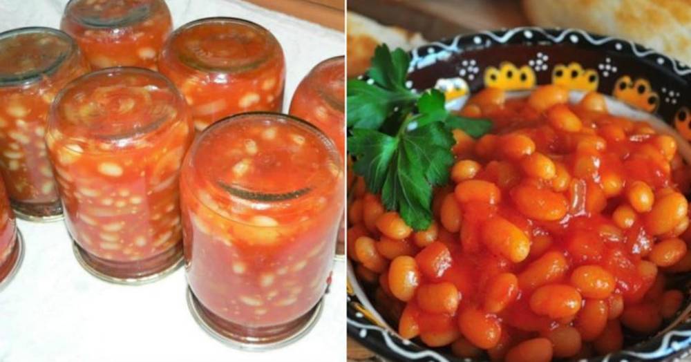 Fasole la borcan pentru iarnă - procesul de gătit este simplu