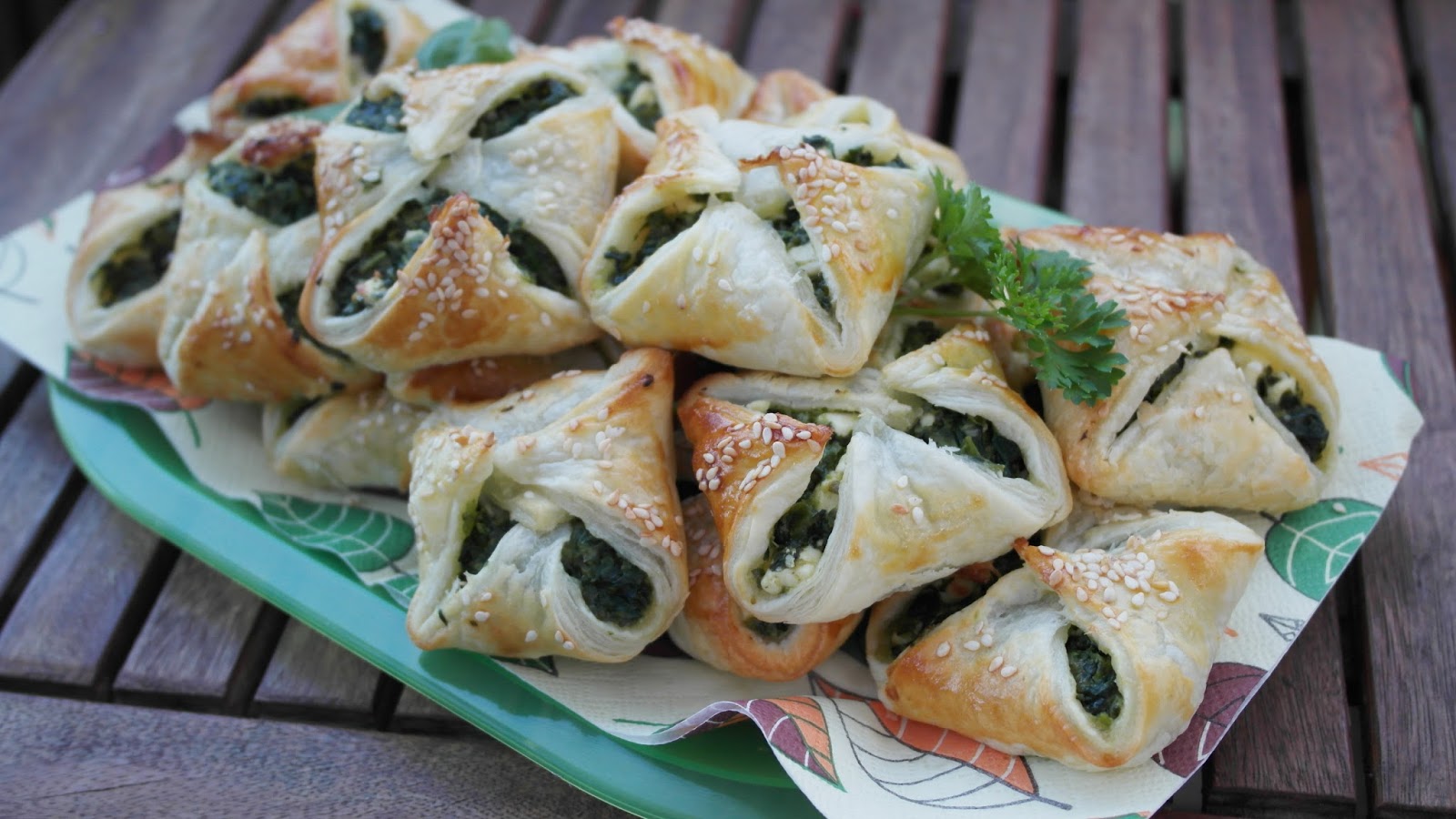 Foietaj cu spanac și brânză feta - Un deliciu pe gustul tuturor