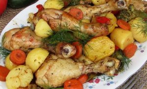 Pui cu legume