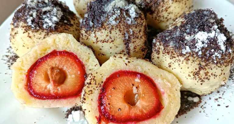 Găluște cu prune din aluat de cartofi - Cea mai bună rețetă dintre toate pe care le-am încercat