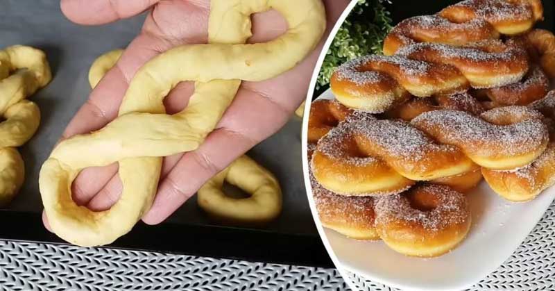 Gogoși împletite: delicioase