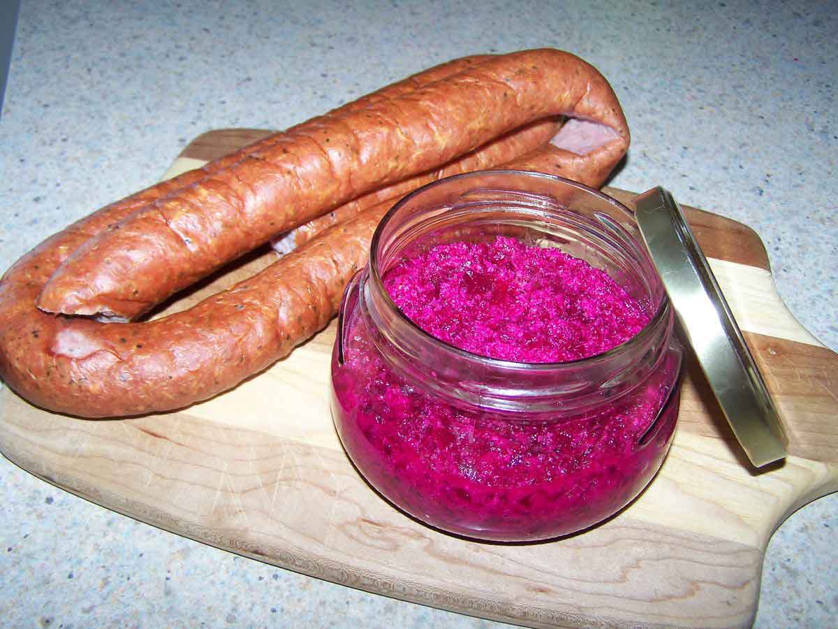 Hrean cu sfeclă - are un gust foarte bun și se prepară extrem de ușor