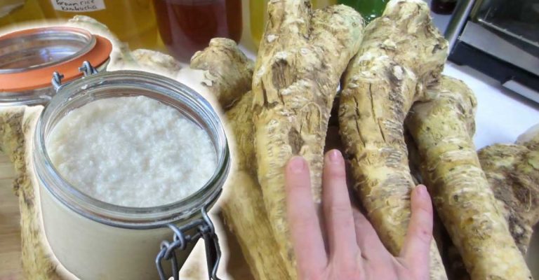 Cum să slăbim cu HREAN. Până la 1 cm în talie pe zi! 125 g de hrean proaspăt