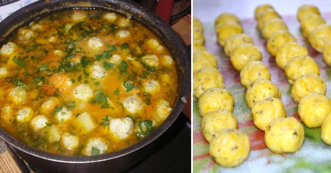 O altfel de supă - Cu perișoare din cașcaval! O recomand