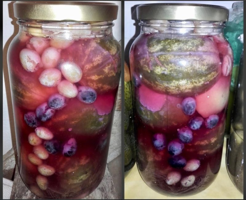 Pepeni și struguri murați - Un deliciu pe care trebuie să îl încerci!
