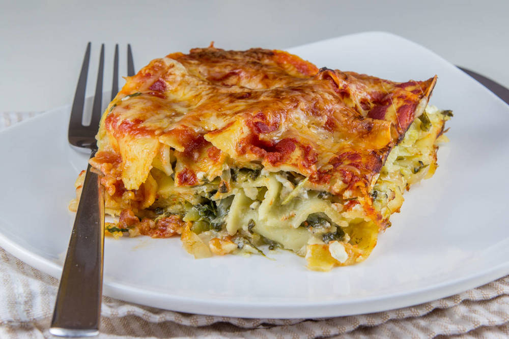 Lasagna cu spanac. Cu siguranță vei mai vrea o porție după