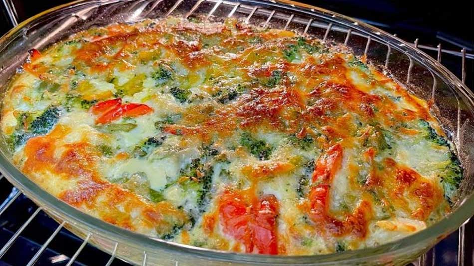 Legume GRATINATE cu Brânză