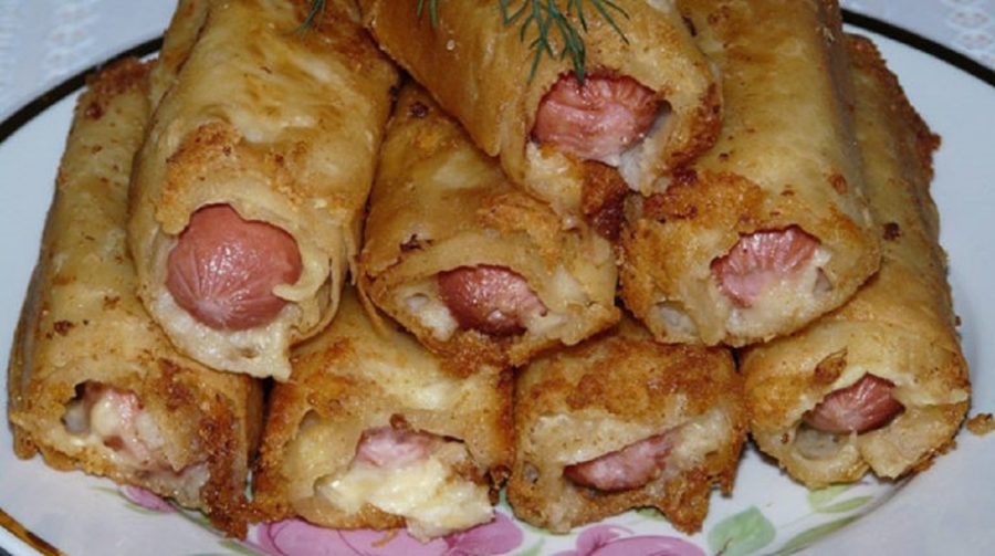 Cremvurști cu aluat din cartofi - Un fel de Covridog mai gustoși