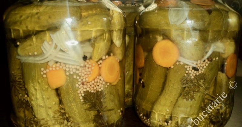 Așa se pun castraveții la murat in Bulgaria