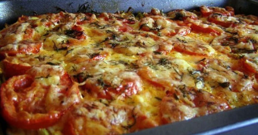 Budincă delicioase de dovlecei cu carne tocată și roșii - O fac săptămânal