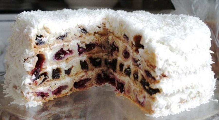 Tort cu Vișine și fulgi de cocos - Unul din torturile mele preferate