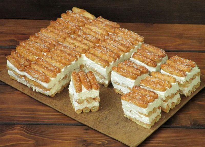 Prăjitură Gata in 10 Minute! - Din Pișcoturi și Cremă de Mascarpone