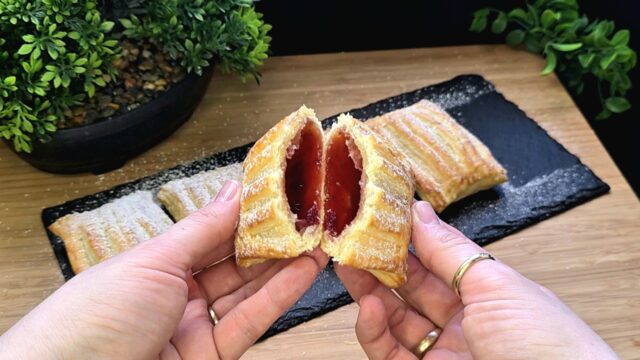 Pachețele delicate cu gem din aluat foietaj: Dulce răsfăț pentru orice ocazie