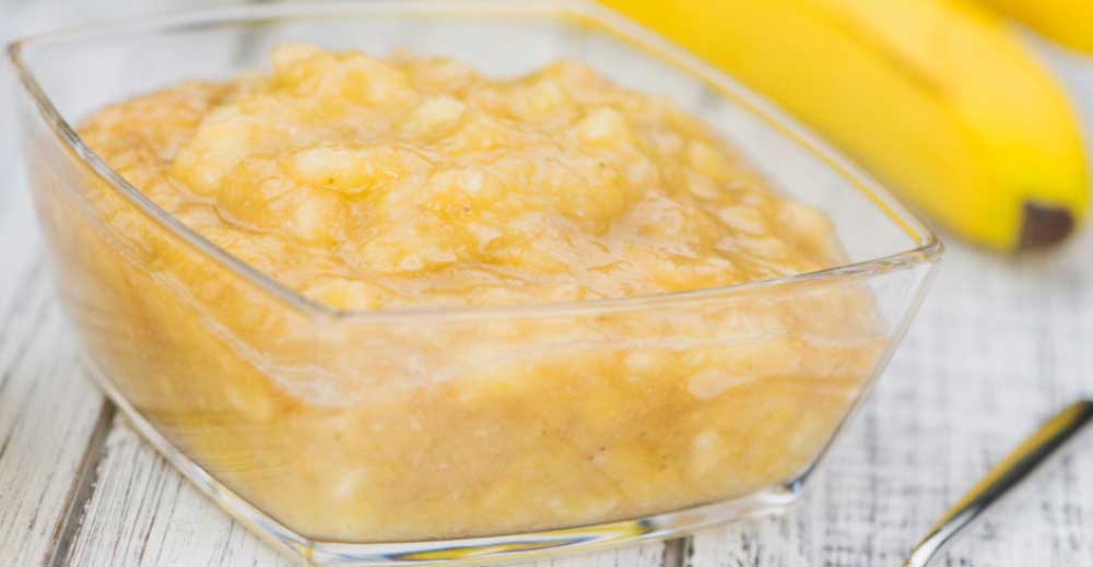 Pastă cu MIERE și BANANE pentru TUSE: 2 banane