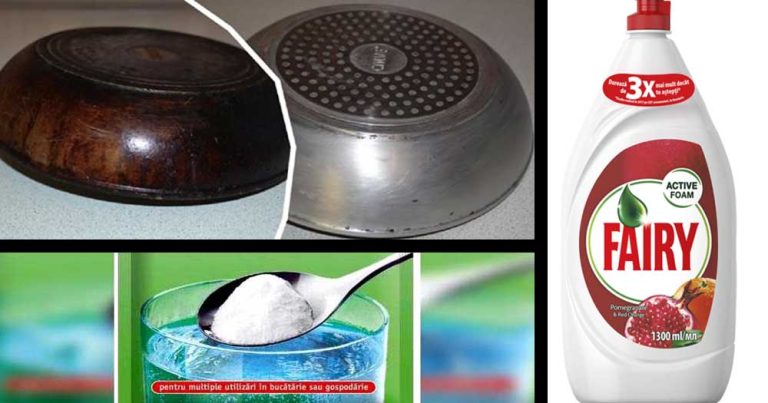 Cum să curățăm tigăile de grăsime și arsuri cu bicarbonat de sodiu?