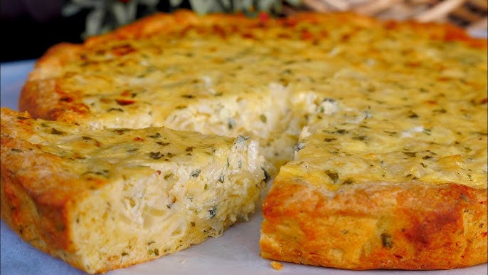 Plăcintă cu ceapă - simplă și rustică