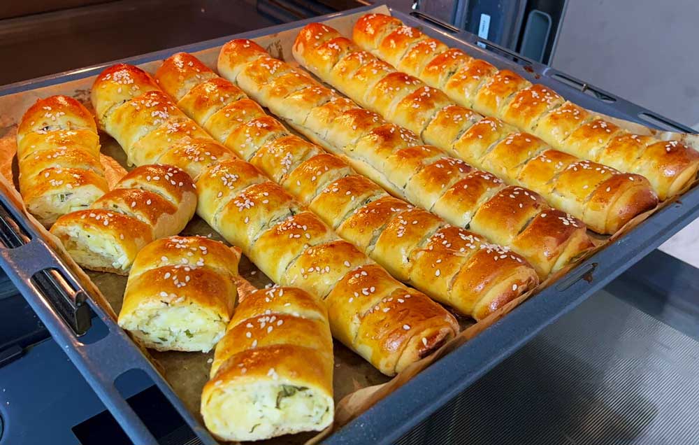 Plăcintă cu brânză: cea mai pufoasă