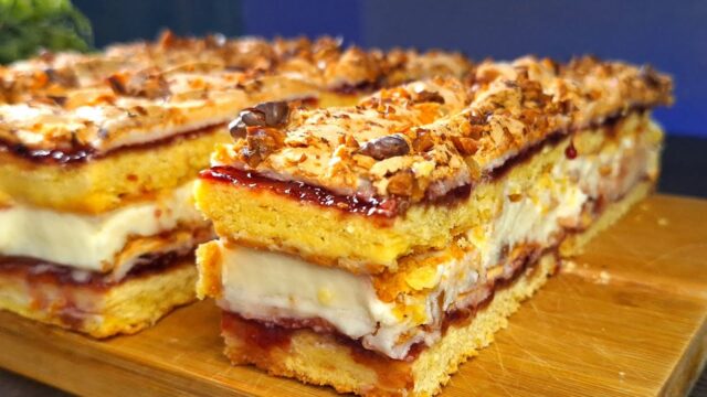 Prăjitură cu cremă de lapte