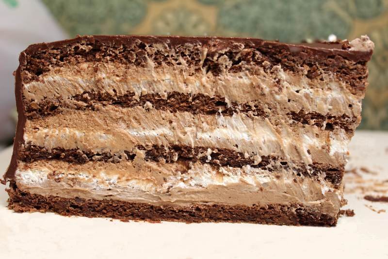 Prăjitură bogată în ciocolată. Un desert de care nu te saturi niciodată.