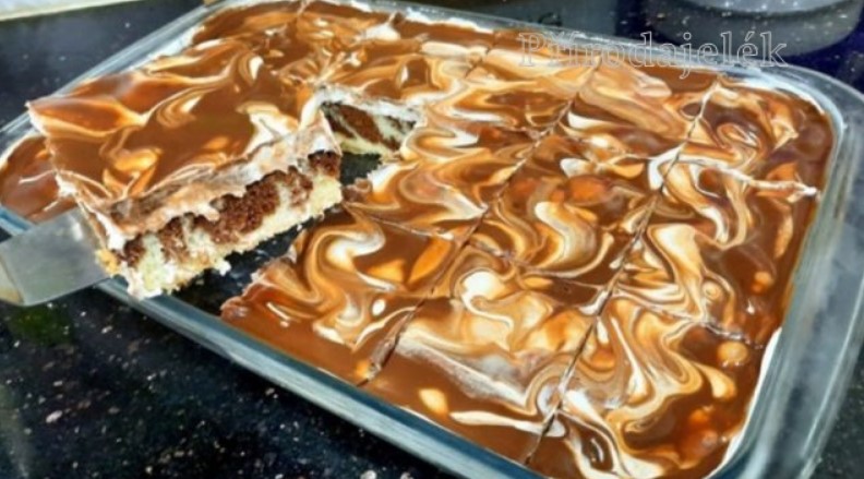 Prăjitură cu brânză și budincă de vanilie - un desert suculent