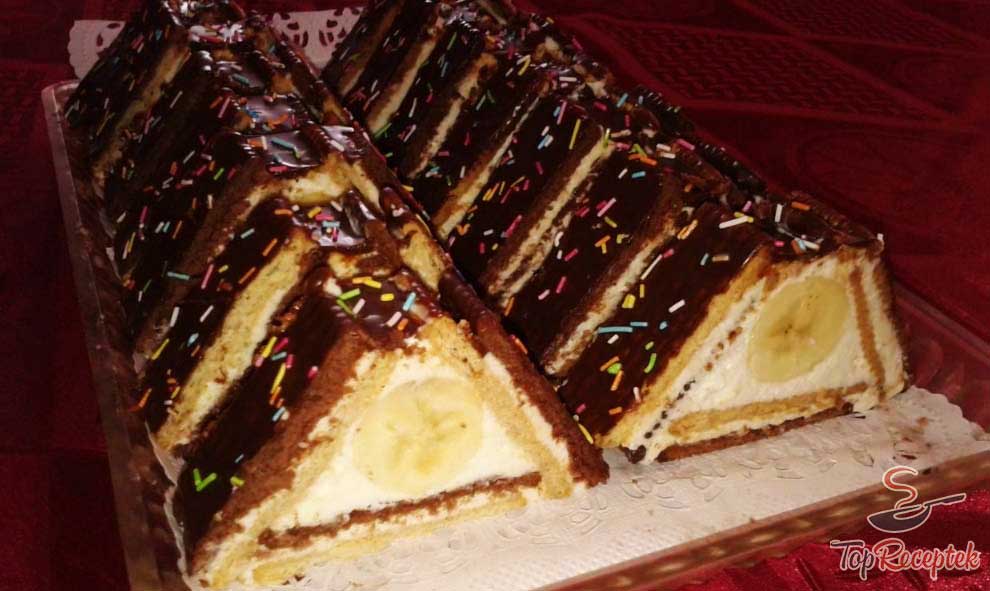 Prăjitura Cabana cu biscuiți