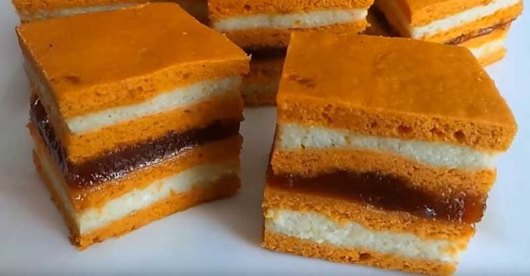 Prăjitură de post cu griș și gem – rețetă de la măicuțe