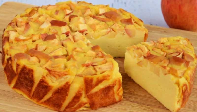 Prăjitură delicată cu iaurt și mere: o bunătate de desert care se va mânca imediat!