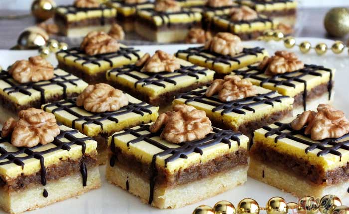 Prăjitură cu nucă - un desert gustos