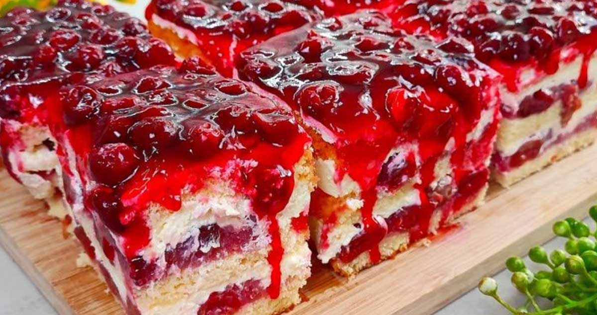 Prăjitura cu vișine