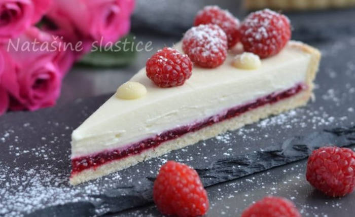 Prăjitură cu zmeură și ciocolată albă - un desert care îți va încânta papilele gustative