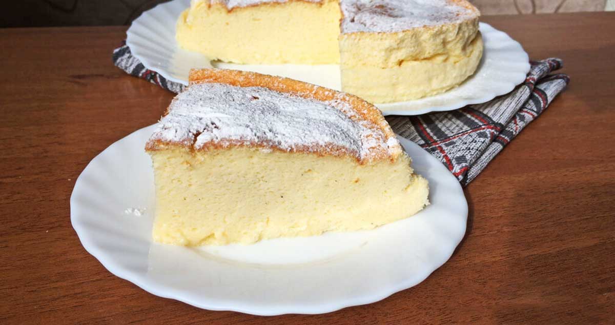 Prăjitură cu Iaurt - Fără Făină și Unt: Foarte Pufoasă și Bună