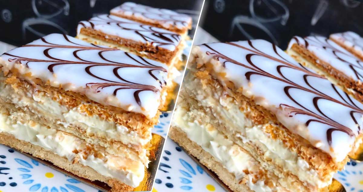 Mille Feuille - denumită și “Prăjitura o mie de straturi”