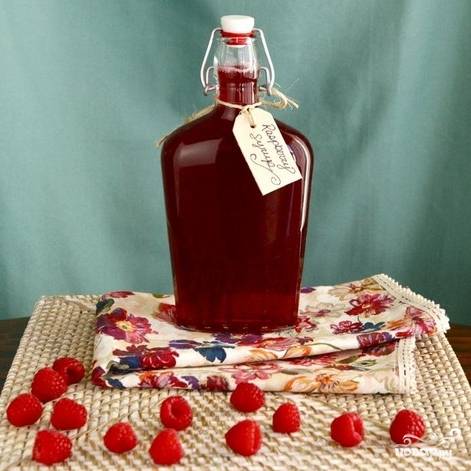 Sirop de zmeură - Rețetă de casă. Ideală pentru băuturi sănătoase.