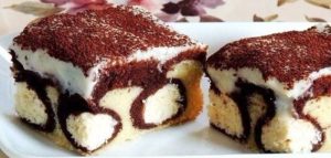 Roua Dimineții – cu o cremă fină și delicioasă de vanilie și biluțe de cocos