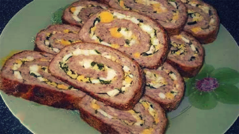Ruladă din carne tocată