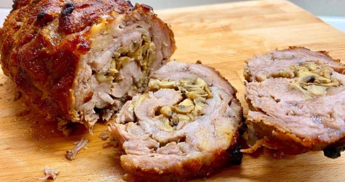 Ruladă suculentă din carne de porc