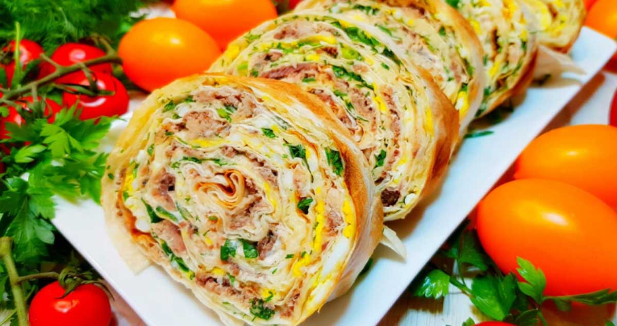 Ruladă „Mimosa” – un aperitiv rece absolut delicios. Arată minunat