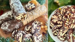 Salam de biscuiți Rafaello - este o rețetă perfectă pentru orice ocazie specială