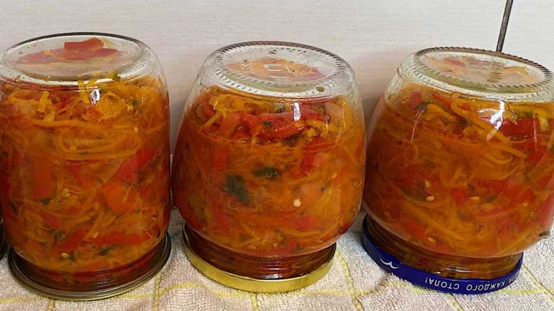 Salată de legume pentru iarnă: morcov