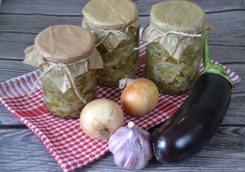 Salată de vinete cu ceapă