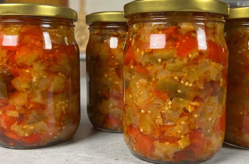 Salată de vinete (în bucăți)