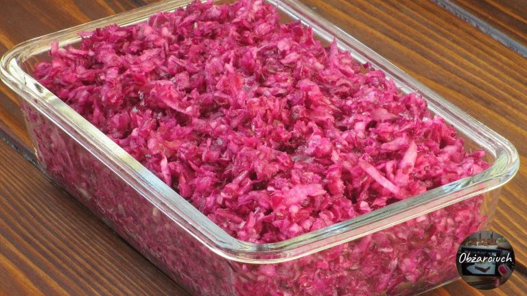 Cum să faci salată perfectă de varză (rezistă o săptămână!): Rețetă cu varză roșie