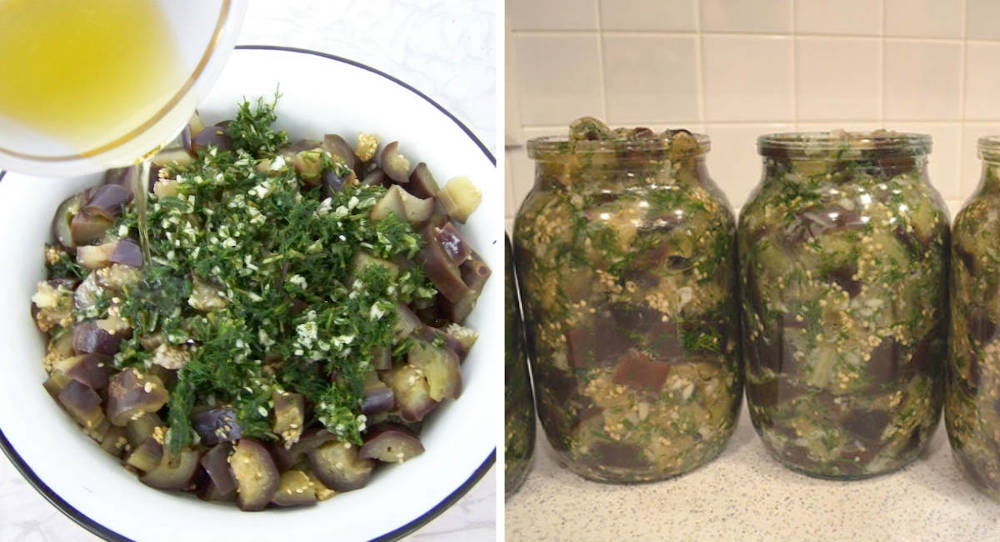 Vinete cu usturoi pentru iarnă - o gustare minunată de legume ce poate fi consumată doar cu pâine