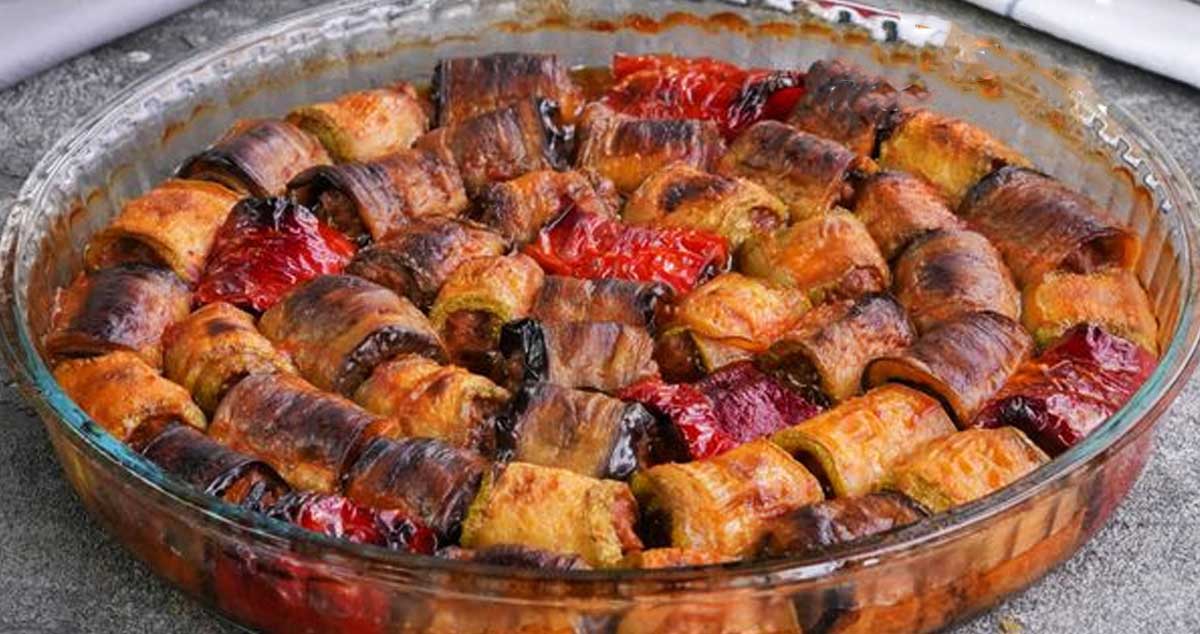 ”Sarmale” sau rulouri de legume cu carne