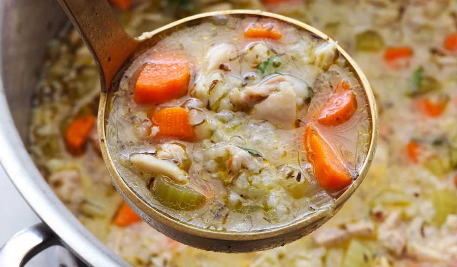 SUPĂ de PUI și OREZ - Un adevărat DELICIU plin de SAVOARE. Rețetă MAI BUNĂ ca la RESTAURANT