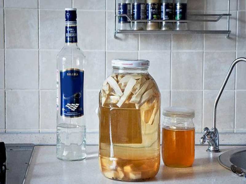 Tinctură de hrean cu miere - este gustoasă